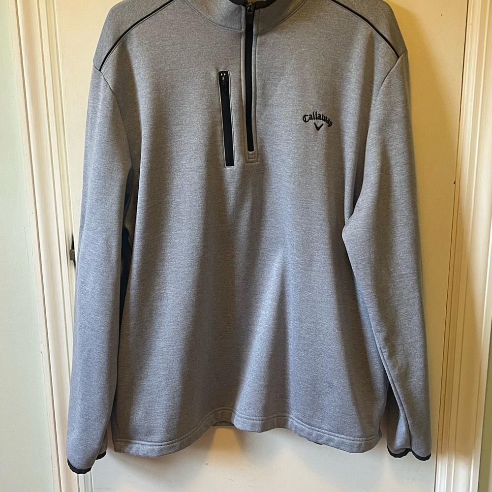 Callaway Heather Gray Zip-Up Jacket